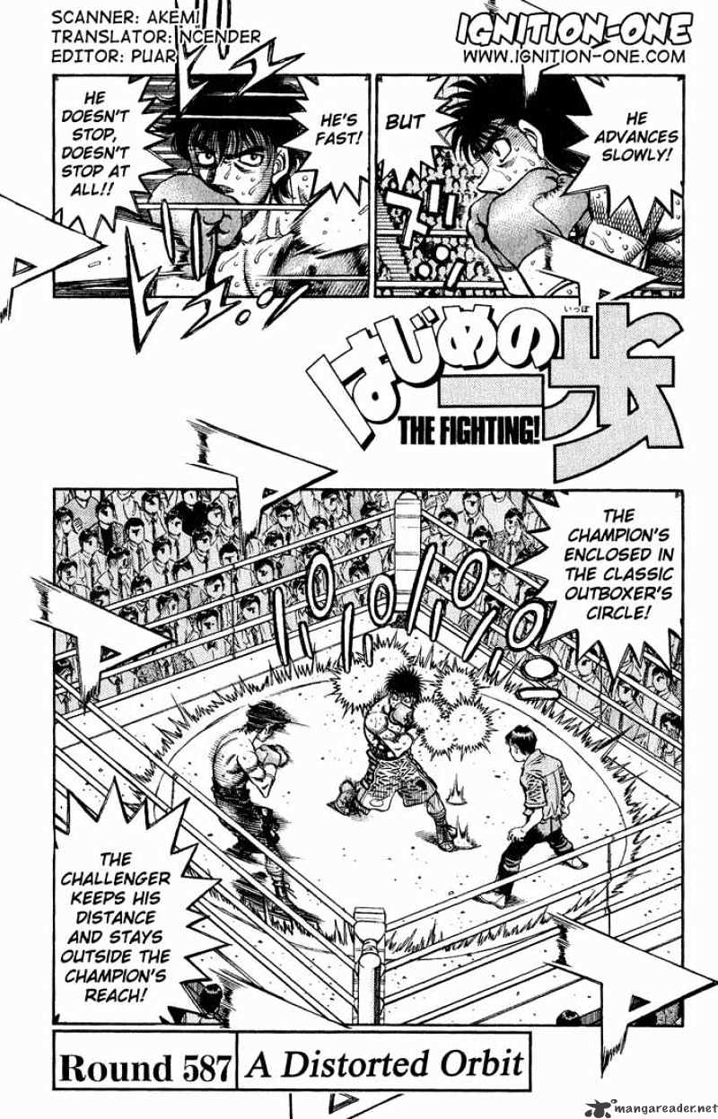 Hajime no Ippo: Fighting Spirit, Chapter 587 image 01